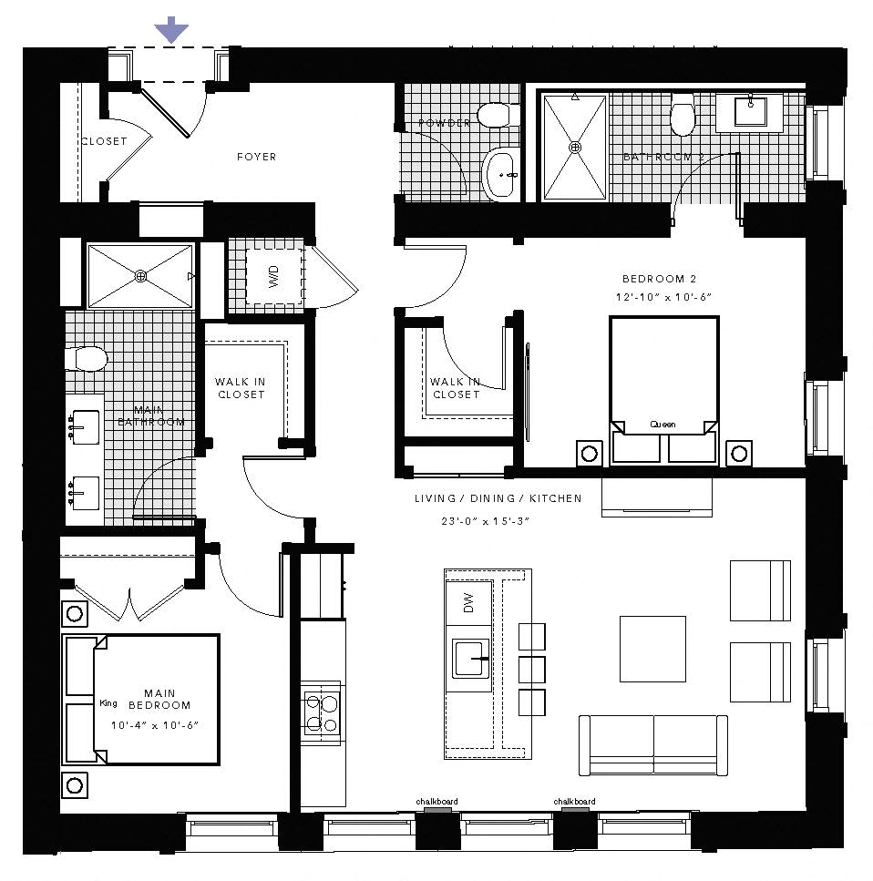Suite A Floorplan
